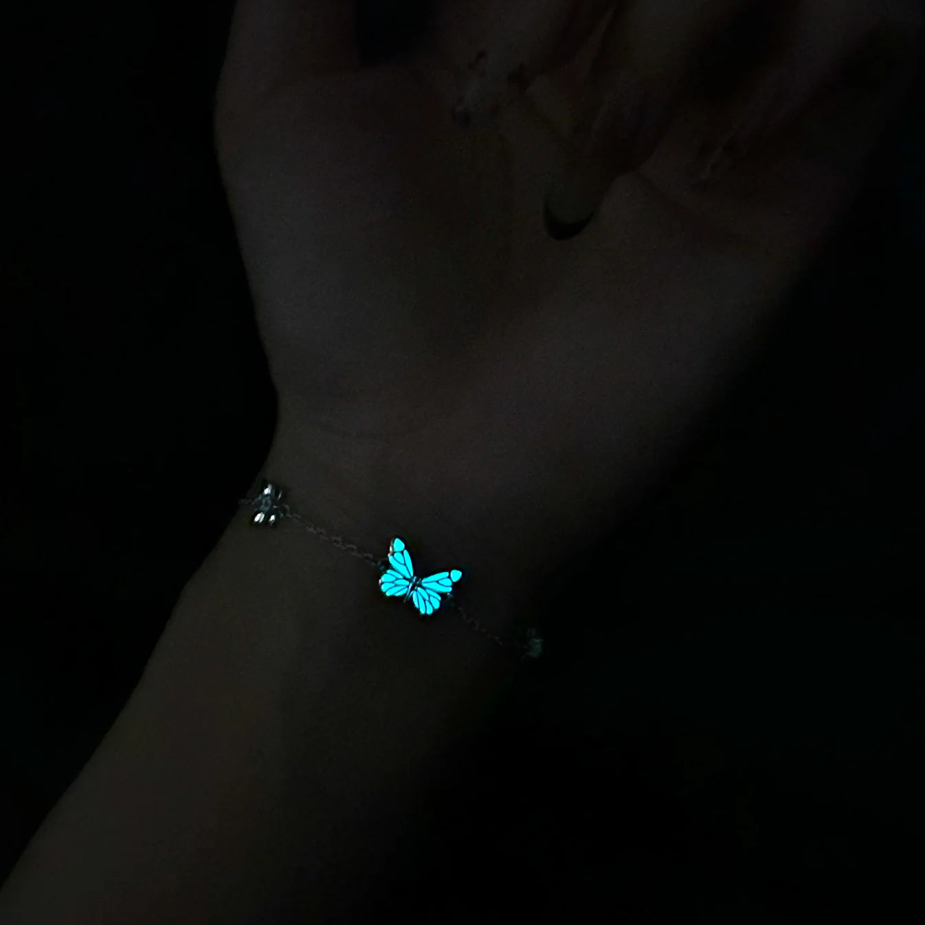 AX Luminous Dream Blue Butterfly Bracelet