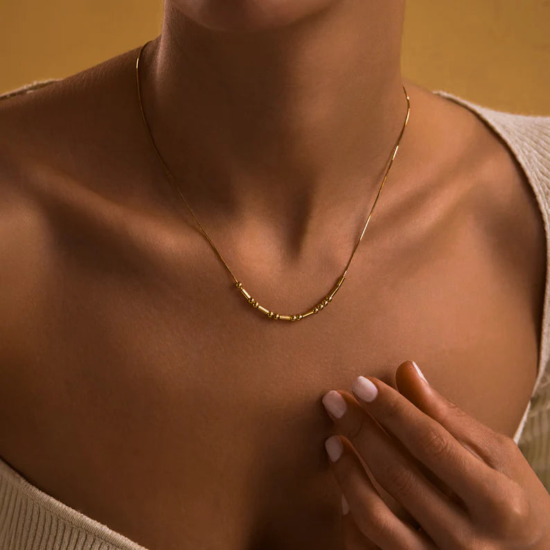 Morse Code Necklace